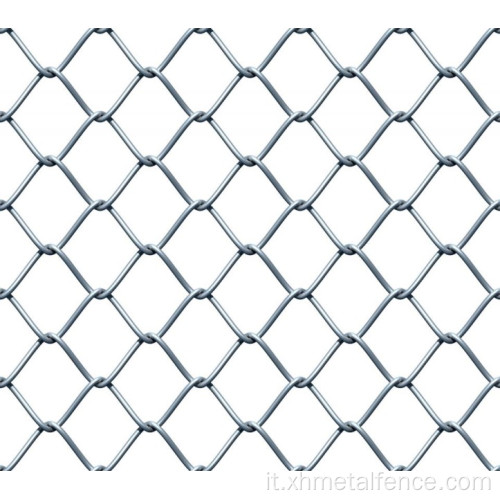 Fence galvanizzato a collegamento a catena filo rivestito in PVC